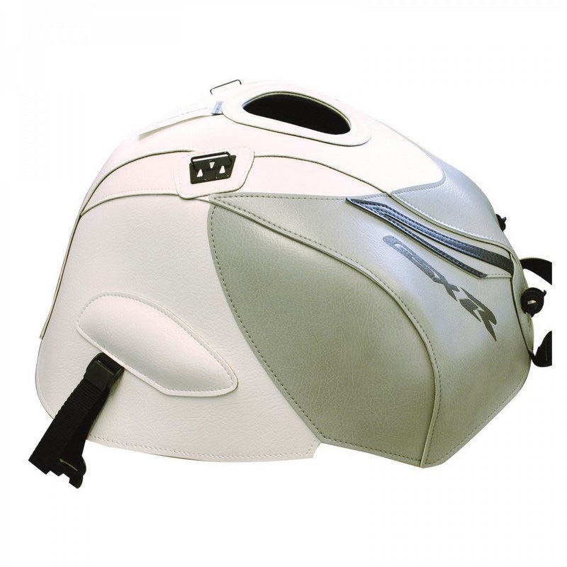 1532H タンクカバー 1000 GSXR ホワイト/グレー+DECO (08) 1個 BAGSTER (バグスター) 【通販モノタロウ】