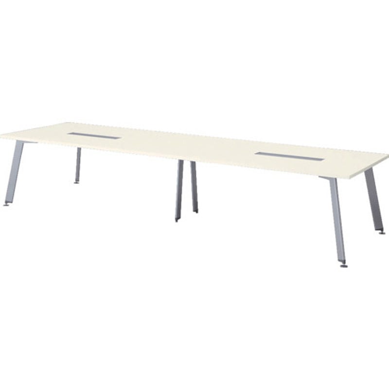 KDX3612H-SH 会議用テーブル KDX ナイキ ホワイト色 ノックダウン式 天板厚さ30mm  KDX3612H-SH