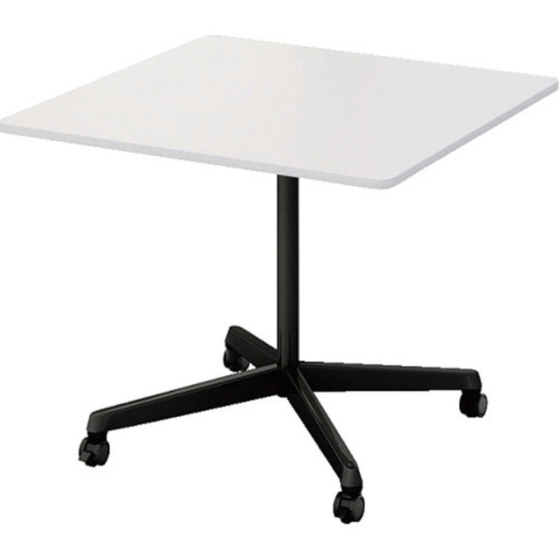 KHCJ0990C-BWH 会議用テーブル KHCJ ナイキ リフトアップキャスター付 ノックダウン式 天板厚さ20mm  KHCJ0990C-BWH