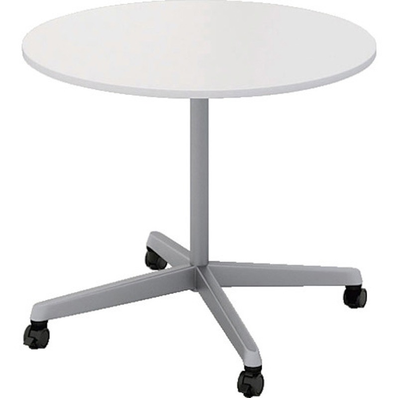KHCJ90RC-SWH 会議用テーブル KHCJ ナイキ リフトアップキャスター付 ノックダウン式 天板厚さ20mm  KHCJ90RC-SWH