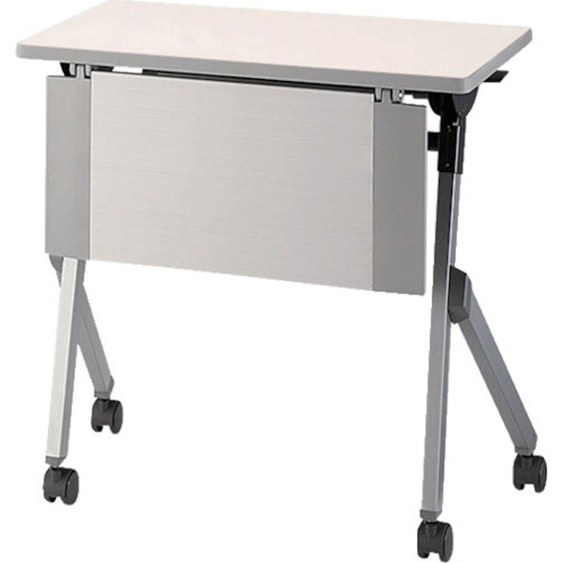 KUY0745PT-WH 会議用テーブル KUY ナイキ キャスターあり ホワイト色 天板厚さ22mm  KUY0745PT-WH