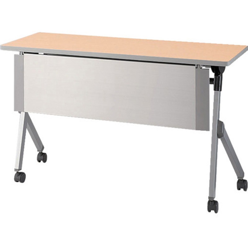 KUY1245PT-SW 会議用テーブル KUY ナイキ キャスターあり シルクウッド色 天板厚さ22mm  KUY1245PT-SW