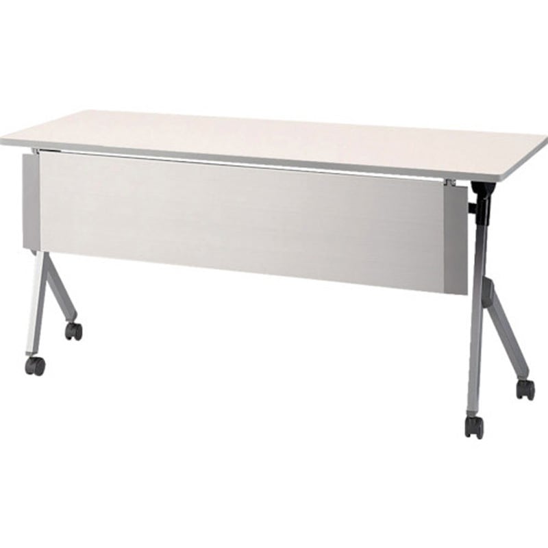 KUY1560P-WH 会議用テーブル KUY ナイキ キャスターあり ホワイト色 天板厚さ22mm  KUY1560P-WH