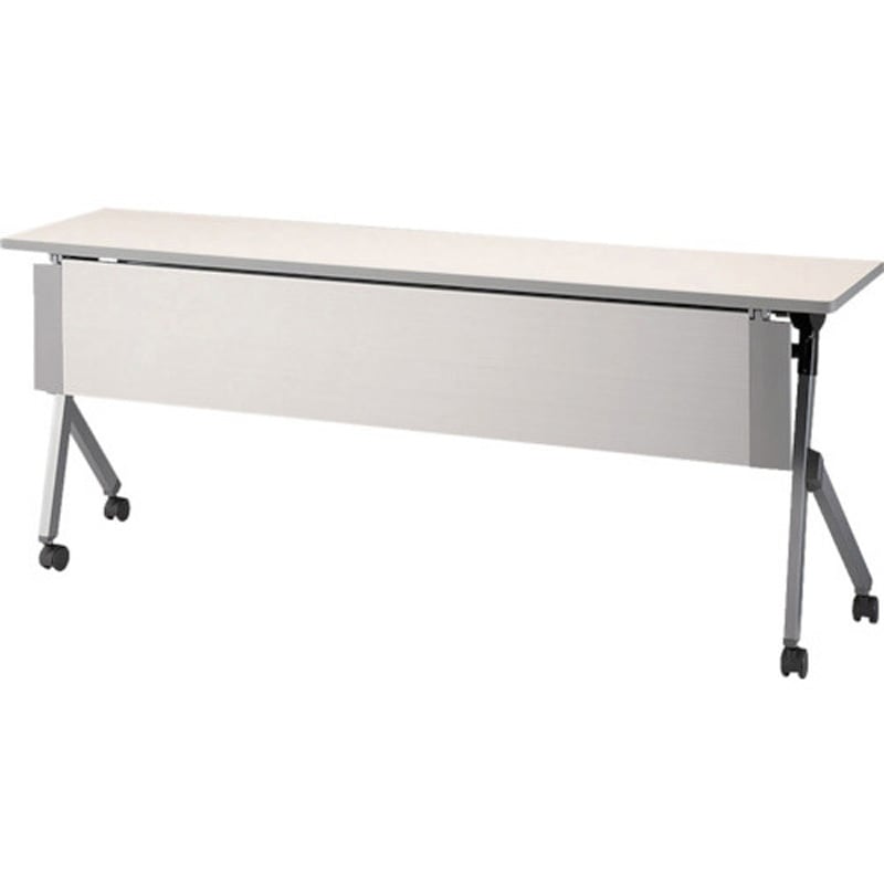 KUY1845PT-WH 会議用テーブル KUY ナイキ キャスターあり ホワイト色 天板厚さ22mm  KUY1845PT-WH