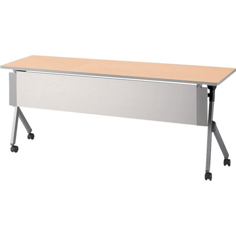 KUY1860P-SW 会議用テーブル KUY ナイキ キャスターあり シルクウッド色 天板厚さ22mm  KUY1860P-SW