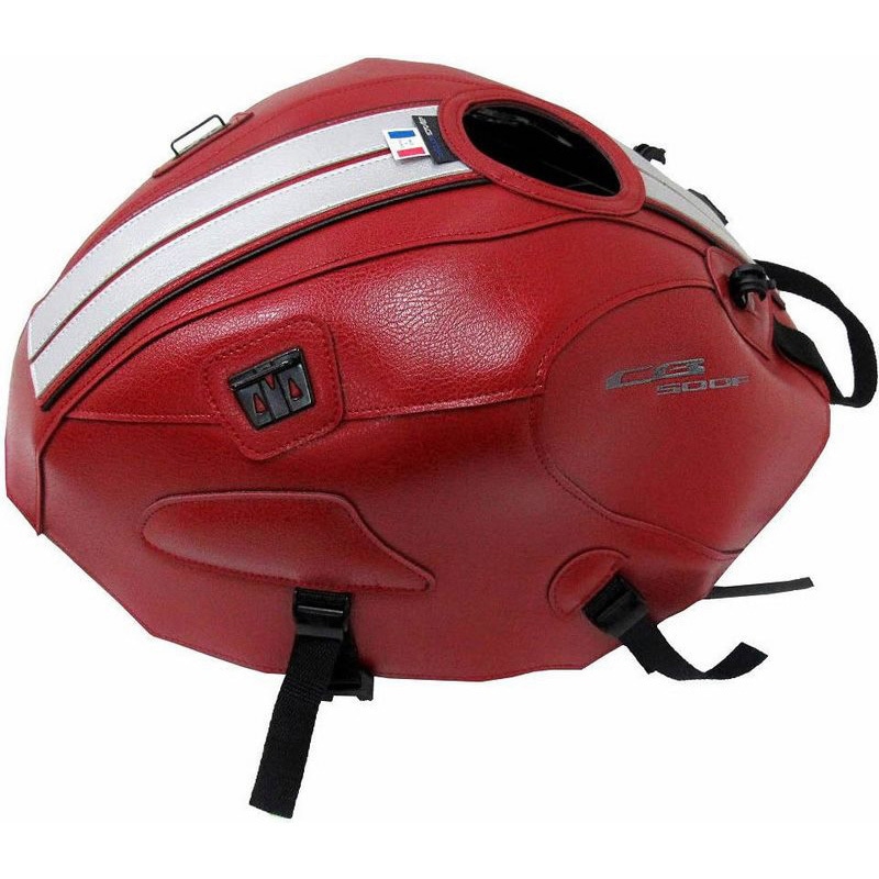 1711H タンクカバー CB 500 F ダークレッド/DECO シルバー/LISERET ブラック 2018 1個 BAGSTER (バグスター) 【通販モノタロウ】
