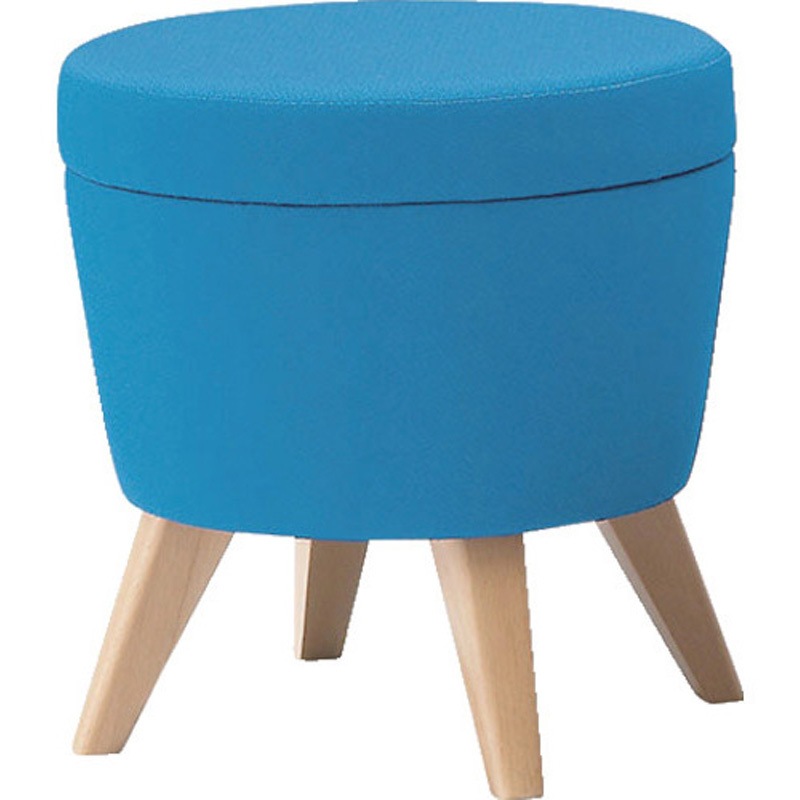 E349NA-BL スツール ナイキ ブルー色 外形寸法400×400×390mm本体幅400mm奥行400mm高さ390mm  E349NA-BL