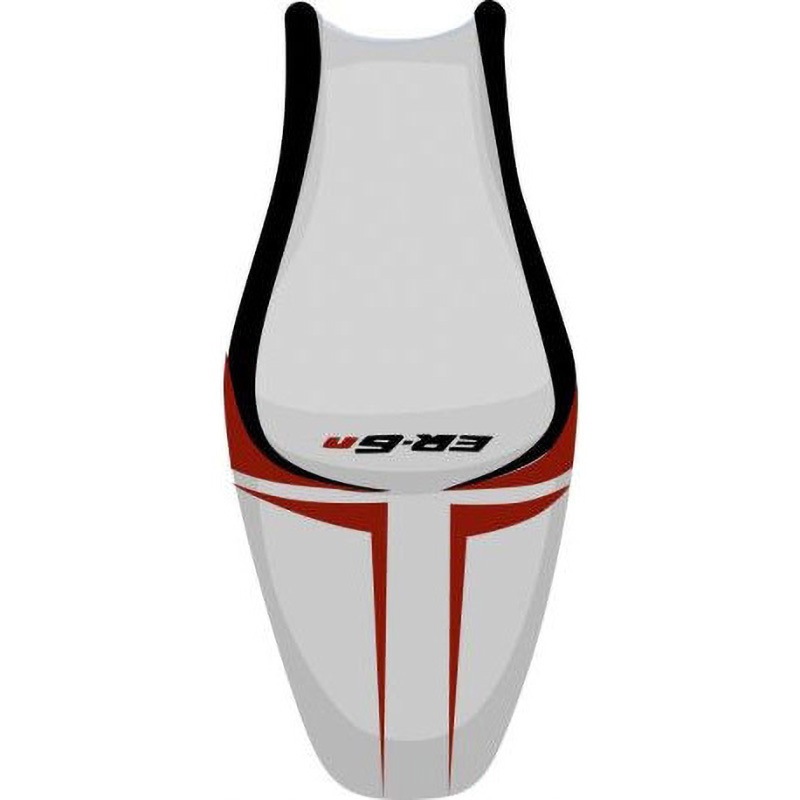 2170A シートカバー ER 6 N ライトグレー/ライトクラレット/ブラック/ブラック レター (06) 1個 BAGSTER (バグスター) 【通販モノタロウ】