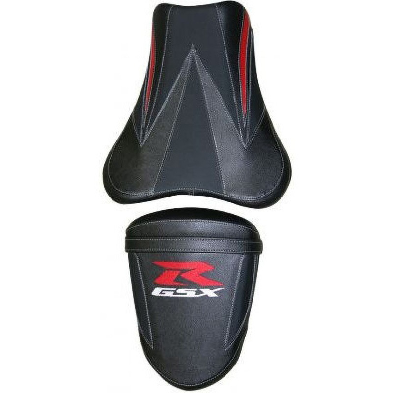 2185A シートカバー GSXR 1000 ブラック/マットブラック/レッド/レッド レター (07) 1個 BAGSTER (バグスター) 【通販モノタロウ】