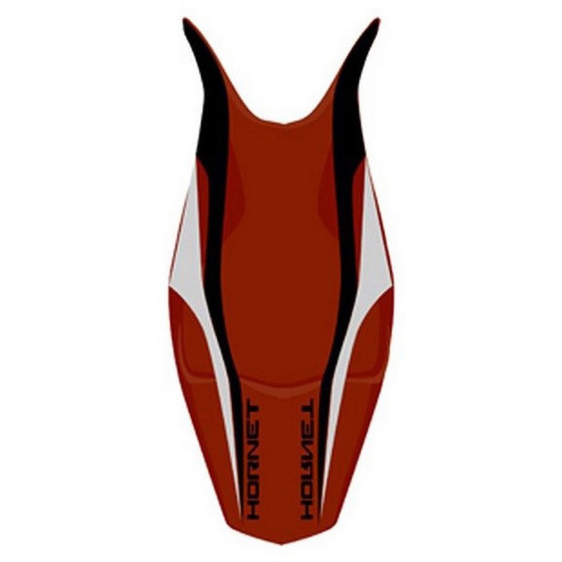 2186B シートカバー HORNET ダークレッド/ブラック/グレー/ブラック レター (07) 1個 BAGSTER (バグスター) 【通販モノタロウ】