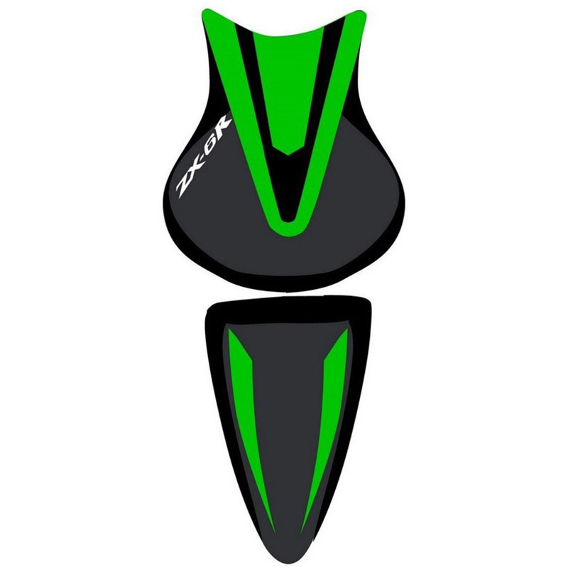2190E シートカバー ZX 6R グリーン/ブラック/ブラック レター (07) 1個 BAGSTER (バグスター) 【通販モノタロウ】