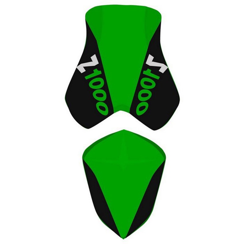 2192H シートカバー Z1000 ブラック/グリーン/グリーン レター (08) 1個 BAGSTER (バグスター) 【通販モノタロウ】