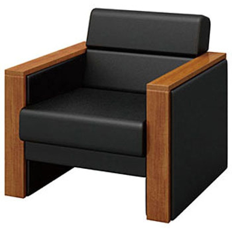 ZRE150SL-BK アームチェアー ナイキ ブラック色 本革・一部ビニールレザー張り 質量25kg  ZRE150SL-BK