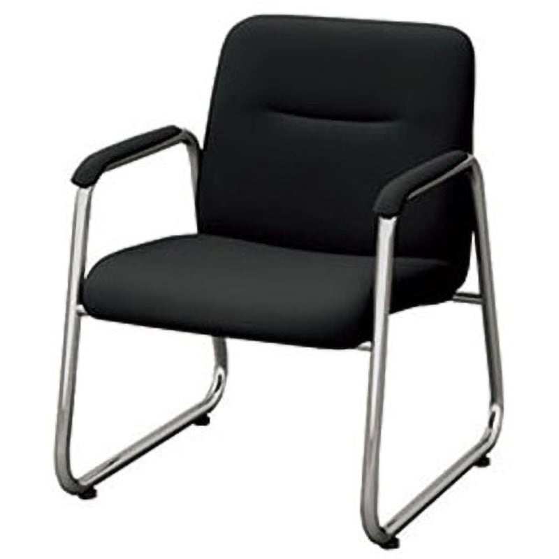 ZRE158S-BK アームチェアー ナイキ ブラック色 ビニールレザー張り 質量9.4kg 本体幅560mm奥行630mm高さ710mm外形寸法560×630×710mm 28,386円