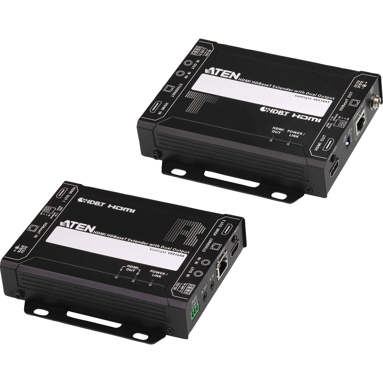 VE814A ビデオ延長器/HDMI/4K対応/1ローカル・2リモート出力 ATEN 伝送方法HDBaseT