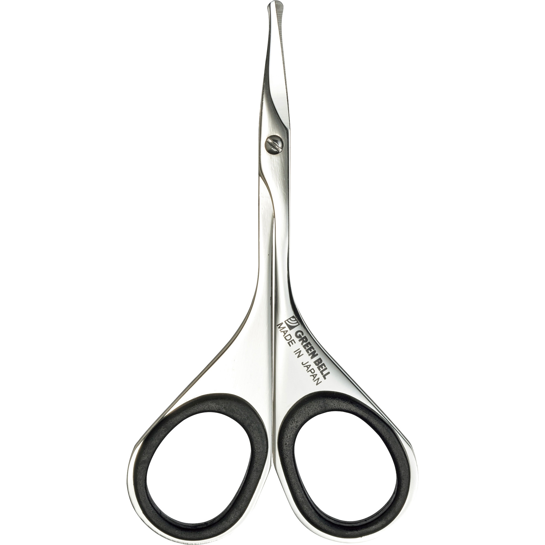 G-2113 ステンレス製 鼻毛・ムダ毛用はさみ 1個 GREEN BELL(グリーン