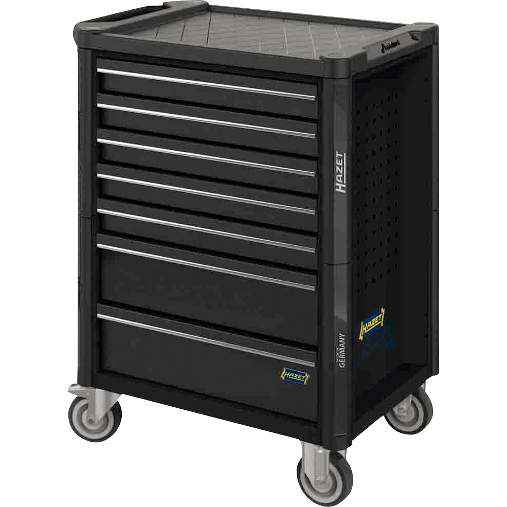 179N-7-RAL9005 ツールワゴン 7段 ハゼット 積載荷重540kg マット
