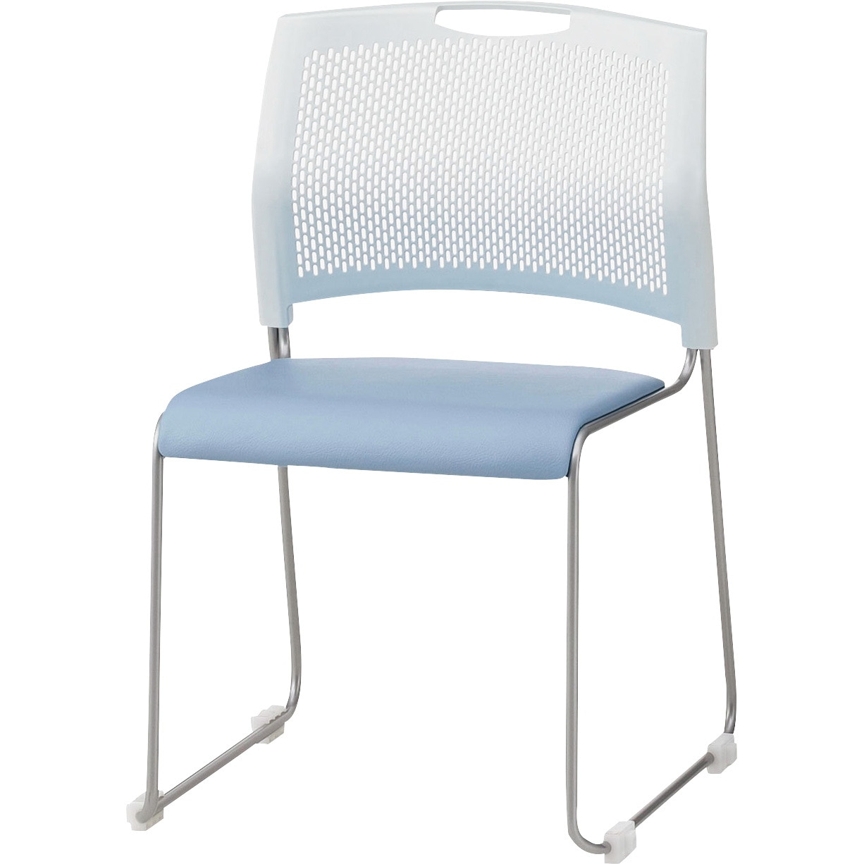 NSW-T10L-LBL スタッキングチェア TOKIO(藤沢工業) PP樹脂成型品 