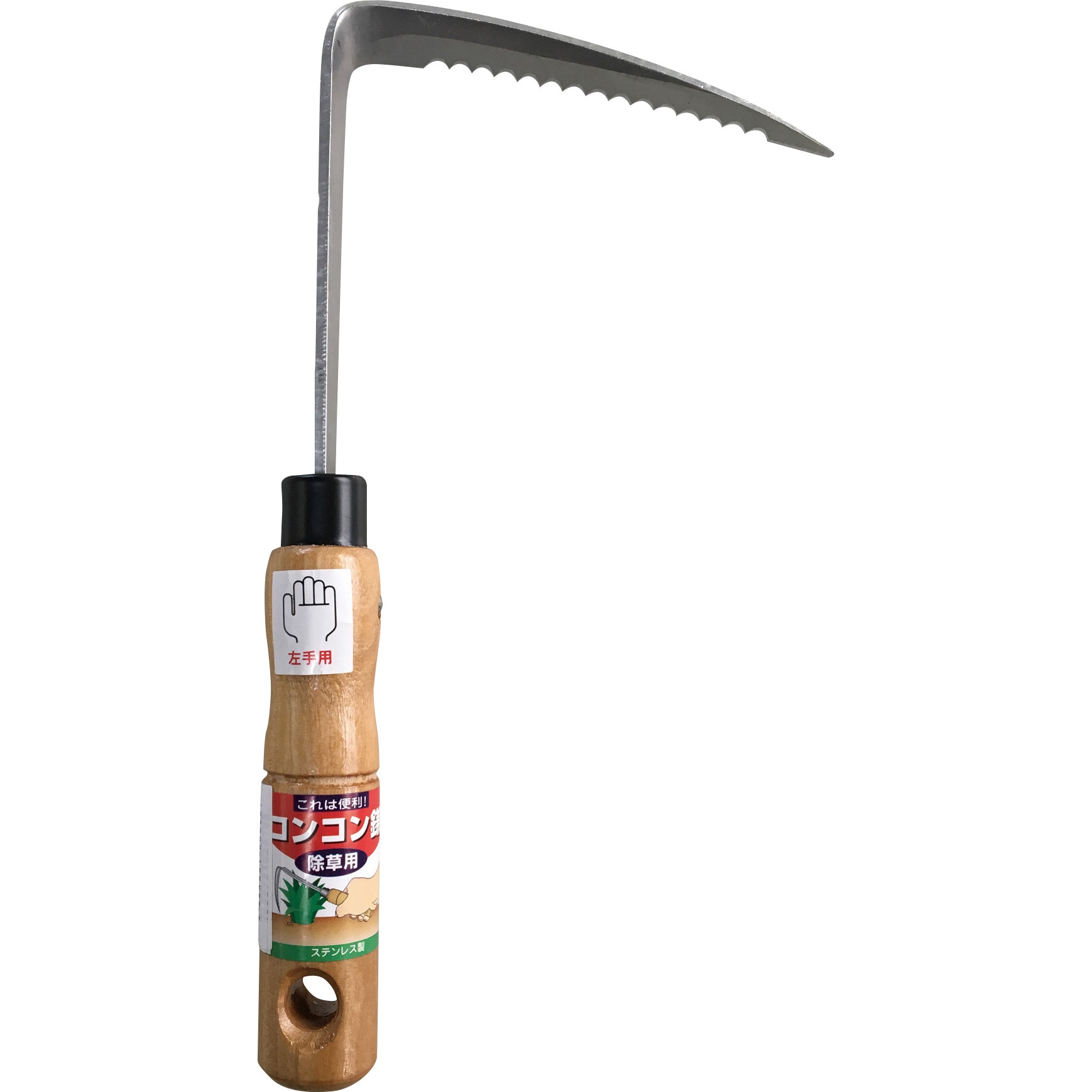 DK689L 磯次郎 コンコン鎌 左利き用 ドウカン 刃長110mm 1箱(20丁) DK689L