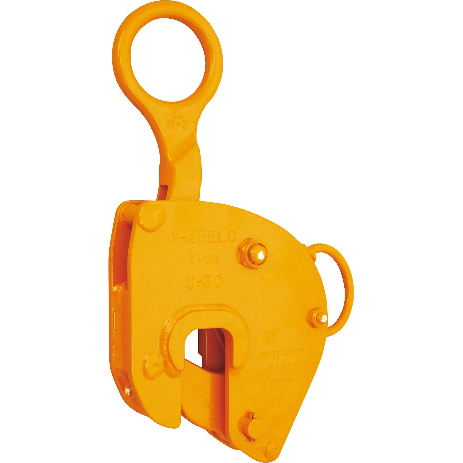 A2025 V-25ELC型 竪吊クランプ 三木ネツレン 手動ロック式 荷重3t クランプ範囲0～40mm  A2025