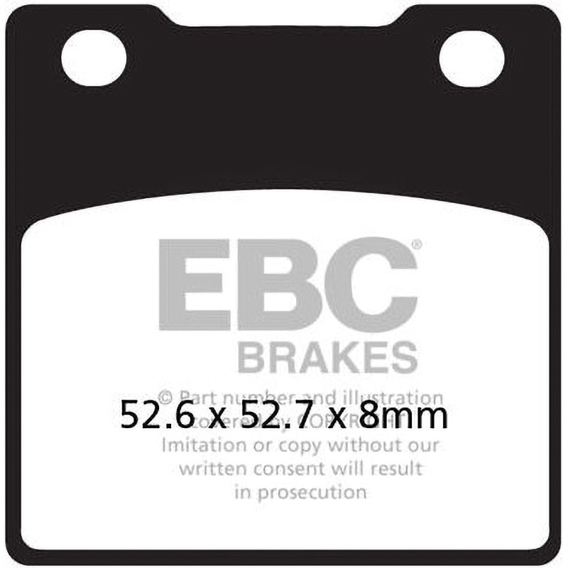FA161 UK製ケブラー オーガニックFAシリーズ ブレーキパッド リア右側用 1個 EBC Brakes (イービーシーブレーキ) 【通販モノタロウ】
