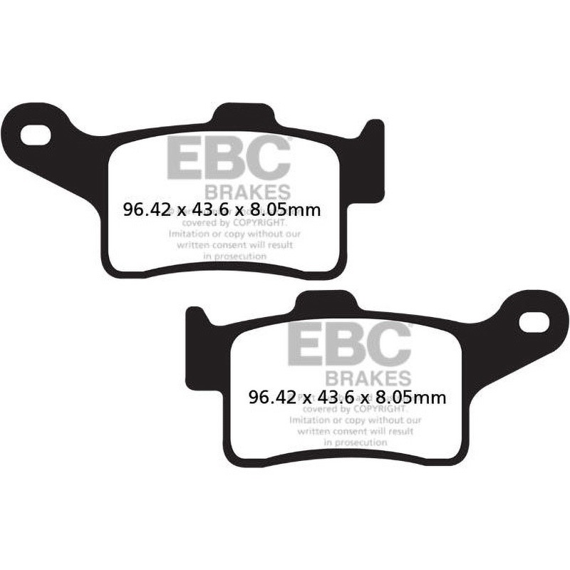 FA631 UK製ケブラー オーガニックFAシリーズ ブレーキパッド リア右側用 1個 EBC Brakes (イービーシーブレーキ) 【通販モノタロウ】