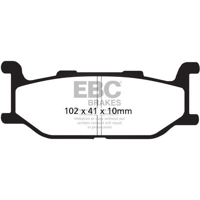 FA179V UK製 セミ-シンタリング Vパッド フロント左側用 1個 EBC Brakes (イービーシーブレーキ) 【通販モノタロウ】