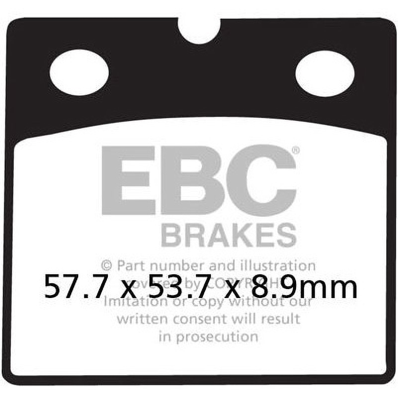 FA171HH USA製 ダブルHシリーズ シンタリング ブレーキパッド フロント左側用 1個 EBC Brakes (イービーシーブレーキ) 【通販モノタロウ】 7,741円