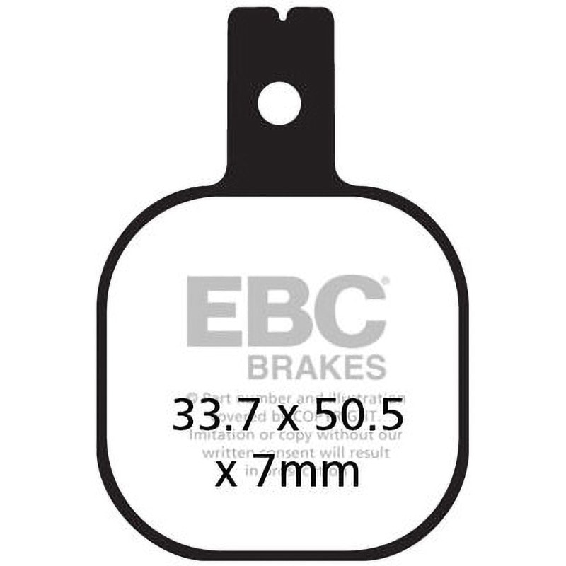 FA175HH USA製 ダブルHシリーズ シンタリング ブレーキパッド フロント左側用 1個 EBC Brakes (イービーシーブレーキ) 【通販モノタロウ】