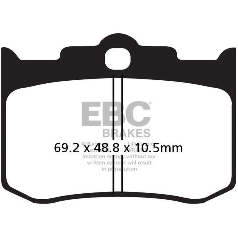 FA216/2HH USA製 ダブルHシリーズ シンタリング ブレーキパッド フロント左側用 1個 EBC Brakes (イービーシーブレーキ) 【通販モノタロウ】 6,798円