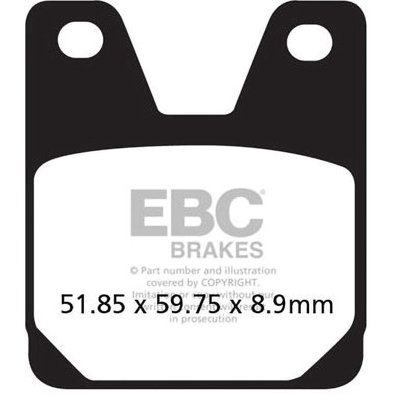 FA267HH USA製 ダブルHシリーズ シンタリング ブレーキパッド リア右側用 1個 EBC Brakes (イービーシーブレーキ) 【通販モノタロウ】 7,998円