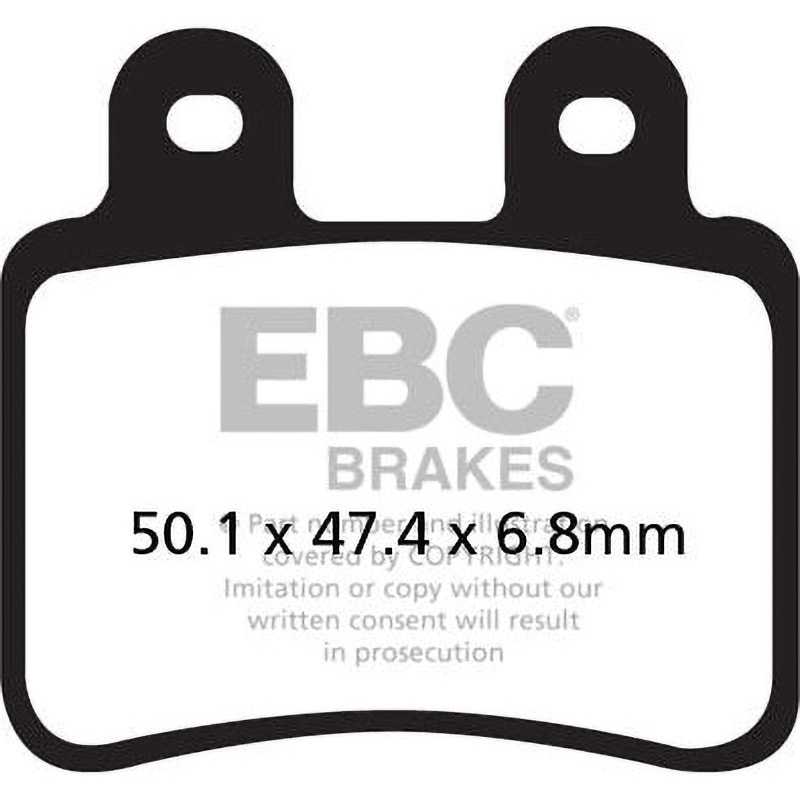 FA350HH USA製 ダブルHシリーズ シンタリング ブレーキパッド リア左側用 1個 EBC Brakes (イービーシーブレーキ) 【通販モノタロウ】