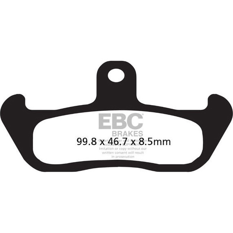 FA134R R シリーズ Heavy Duty シンタリング ブレーキパッド フロント左側用 1個 EBC Brakes (イービーシーブレーキ) 【通販モノタロウ】