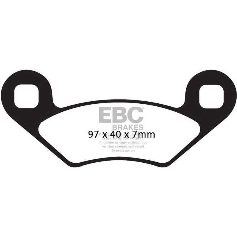 FA159TT カーボン TT パッド Enduro/MX バイク フロント左側用 1個 EBC Brakes (イービーシーブレーキ) 【通販モノタロウ】