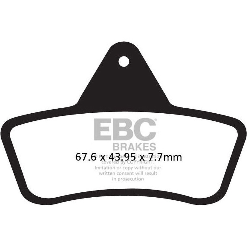 FA271TT カーボン TT パッド Enduro/MX バイク フロント左側用 1個 EBC Brakes (イービーシーブレーキ) 【通販モノタロウ】