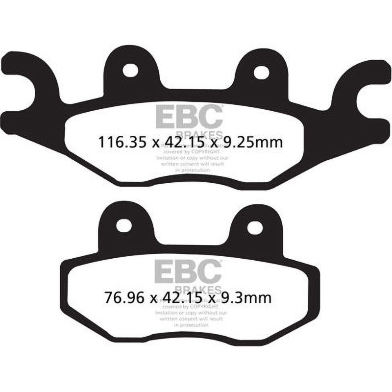 FA484TT カーボン TT パッド Enduro/MX バイク フロント左側用 1個 EBC Brakes (イービーシーブレーキ) 【通販モノタロウ】