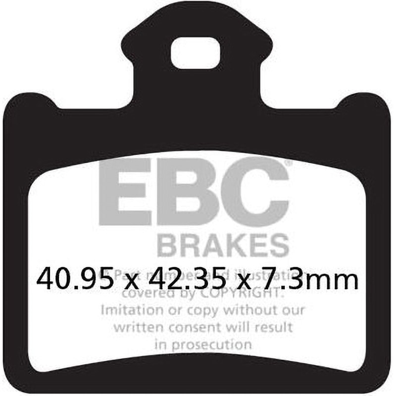 FA602TT カーボン TT パッド Enduro/MX バイク リア右側用 1個 EBC Brakes (イービーシーブレーキ) 【通販モノタロウ】