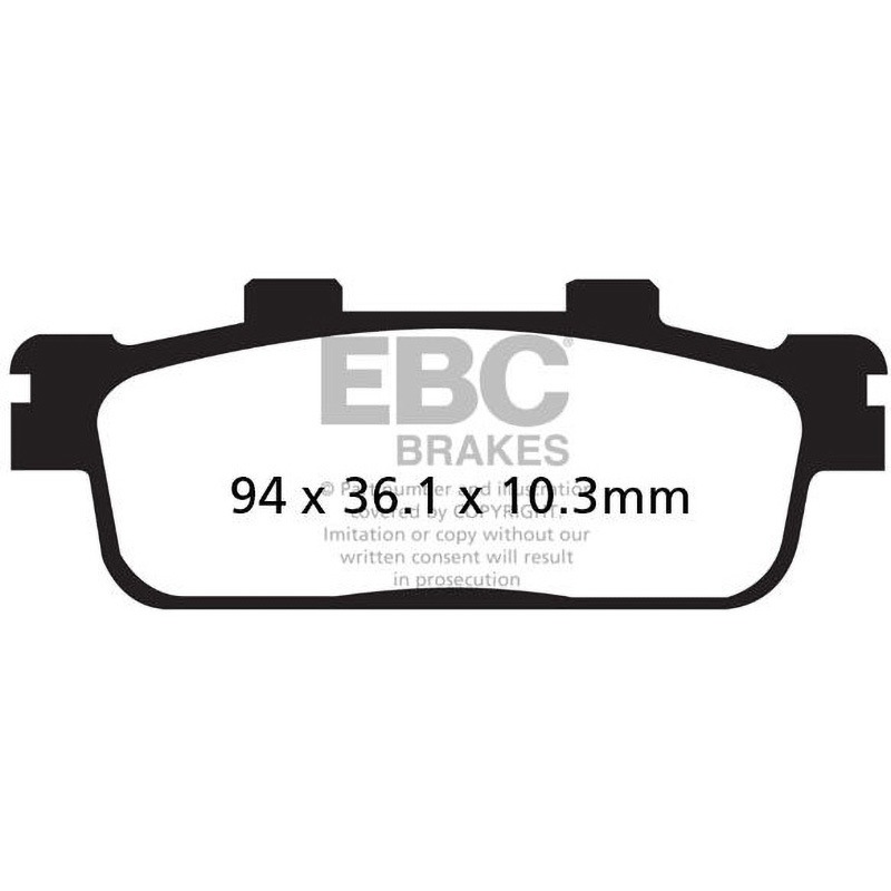 SFA427HH SFAHH シンタリング ScooteR シリーズ パッド リア右側用 1個 EBC Brakes (イービーシーブレーキ) 【通販モノタロウ】