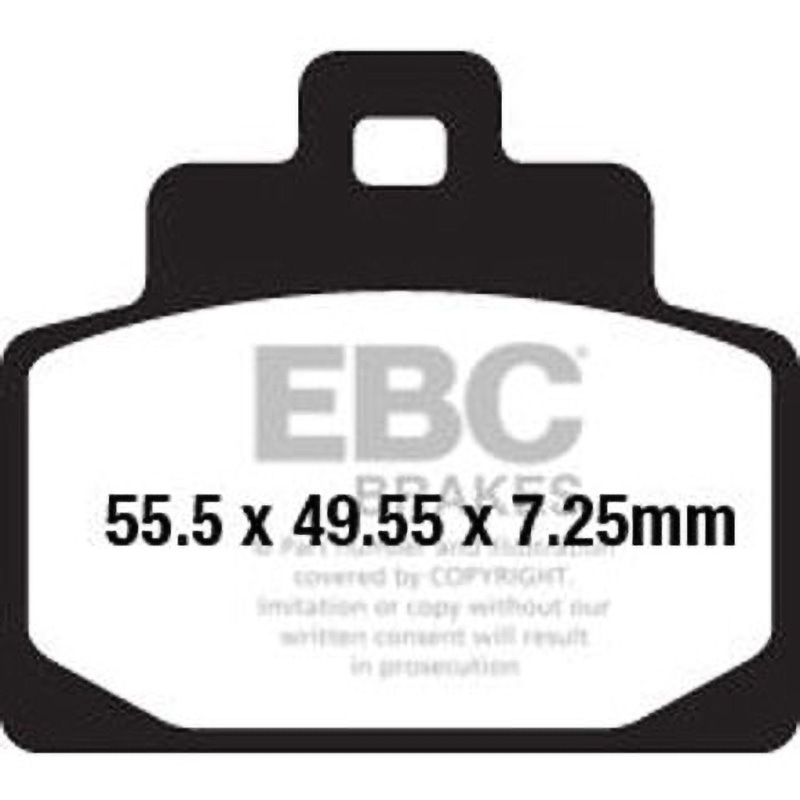 SFA681HH SFAHH シンタリング ScooteR シリーズ パッド フロント左側用 1個 EBC Brakes (イービーシーブレーキ) 【通販モノタロウ】 6,958円