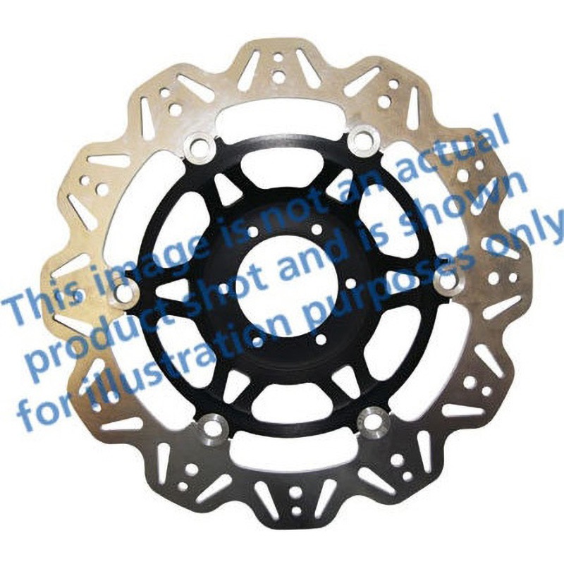 VR640BLK Veeシリーズ Sport バイク ブレーキディスク(ブラックハブ)フロント左側用 1個 EBC Brakes (イービーシーブレーキ) 【通販モノタロウ】 27,986円