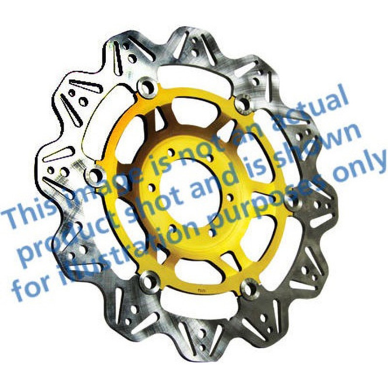 VR800GLD Veeシリーズ Sport バイク ブレーキディスク(ゴールドハブ)フロント左側用 1個 EBC Brakes (イービーシーブレーキ) 【通販モノタロウ】