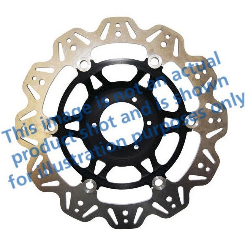 VR2102BLK Veeシリーズ Sport バイク ブレーキディスク(ブラックハブ)フロント左側用 1個 EBC Brakes (イービーシーブレーキ) 【通販モノタロウ】