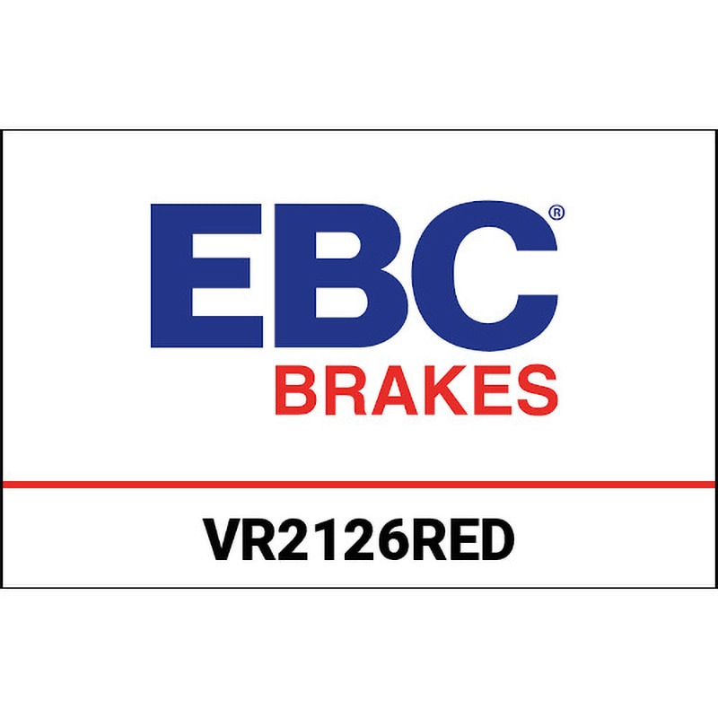 VR2126RED Veeシリーズ Sport バイク ブレーキディスク(レッドハブ)フロント左側用 1個 EBC Brakes (イービーシーブレーキ) 【通販モノタロウ】