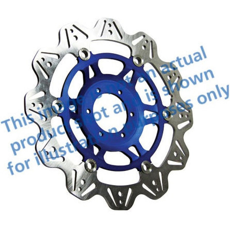 VR3058BLU Veeシリーズ Sport バイク ブレーキディスク(ブルーハブ)フロント左側用 1個 EBC Brakes (イービーシーブレーキ) 【通販モノタロウ】
