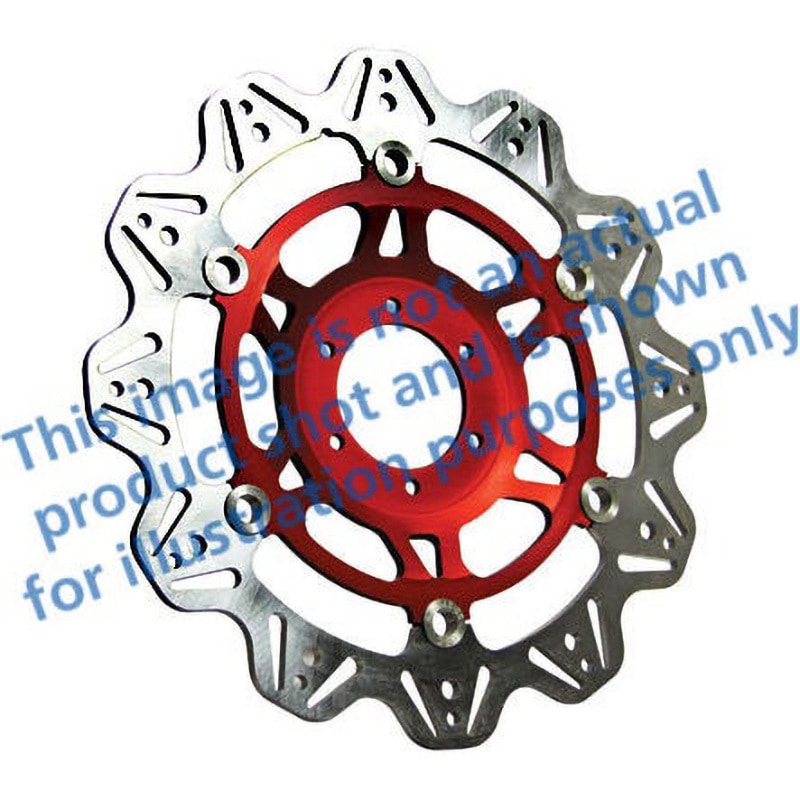 VR3088RED Veeシリーズ Sport バイク ブレーキディスク(レッドハブ)フロント左側用 1個 EBC Brakes (イービーシーブレーキ) 【通販モノタロウ】