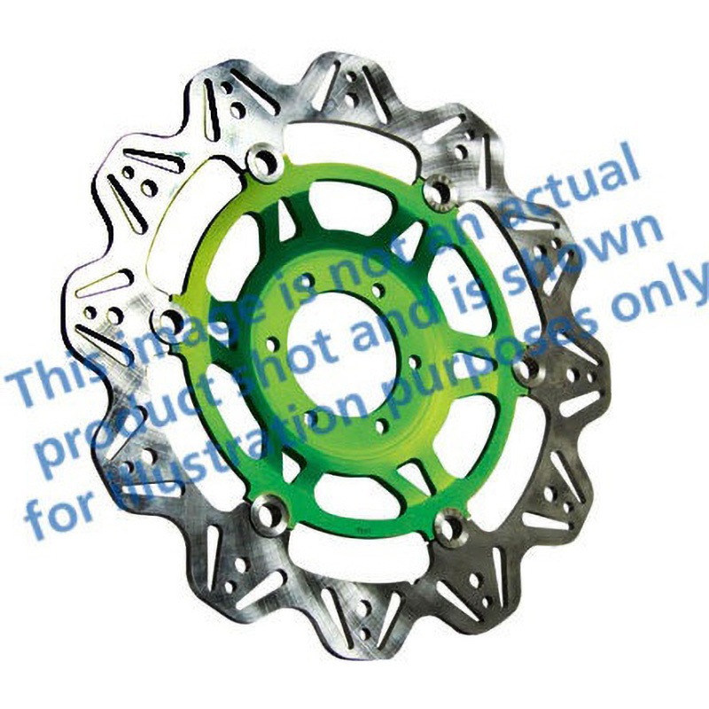 VR4012GRN Veeシリーズ Sport バイク ブレーキディスク(グリーンハブ)フロント左側用 1個 EBC Brakes (イービーシーブレーキ) 【通販モノタロウ】 43,980円