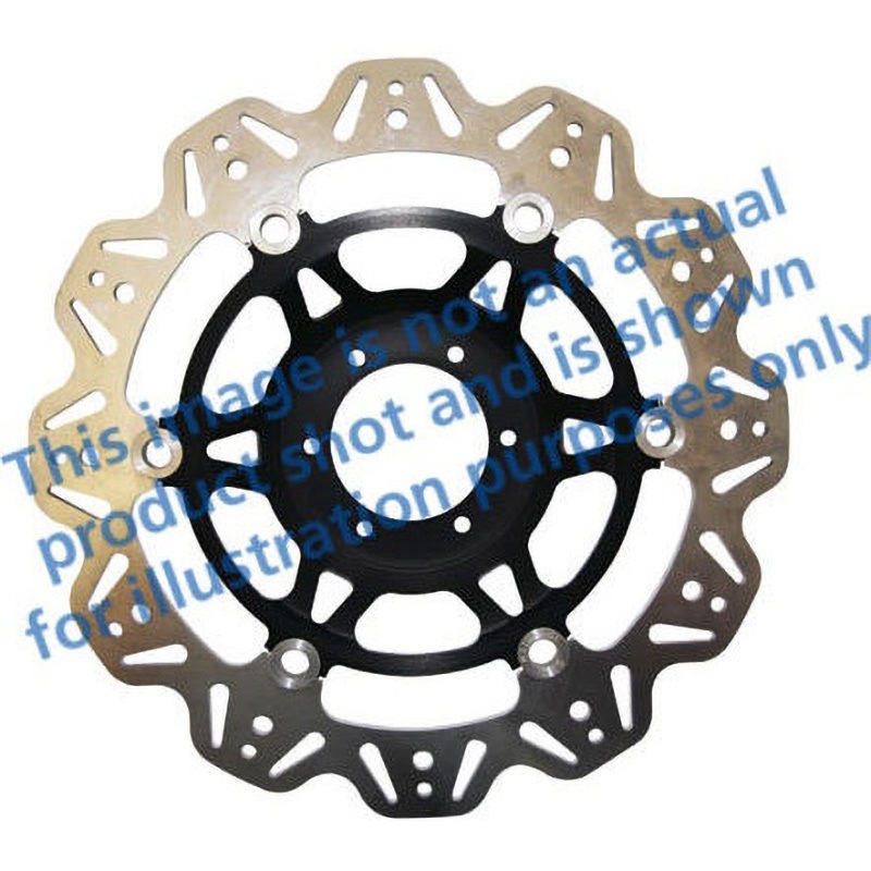 VR4132BLK Veeシリーズ Sport バイク ブレーキディスク(ブラックハブ)フロント右側用 1個 EBC Brakes (イービーシーブレーキ) 【通販モノタロウ】