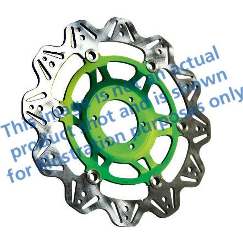 VR4132GRN Veeシリーズ Sport バイク ブレーキディスク(グリーンハブ)フロント右側用 1個 EBC Brakes (イービーシーブレーキ) 【通販モノタロウ】 43,980円