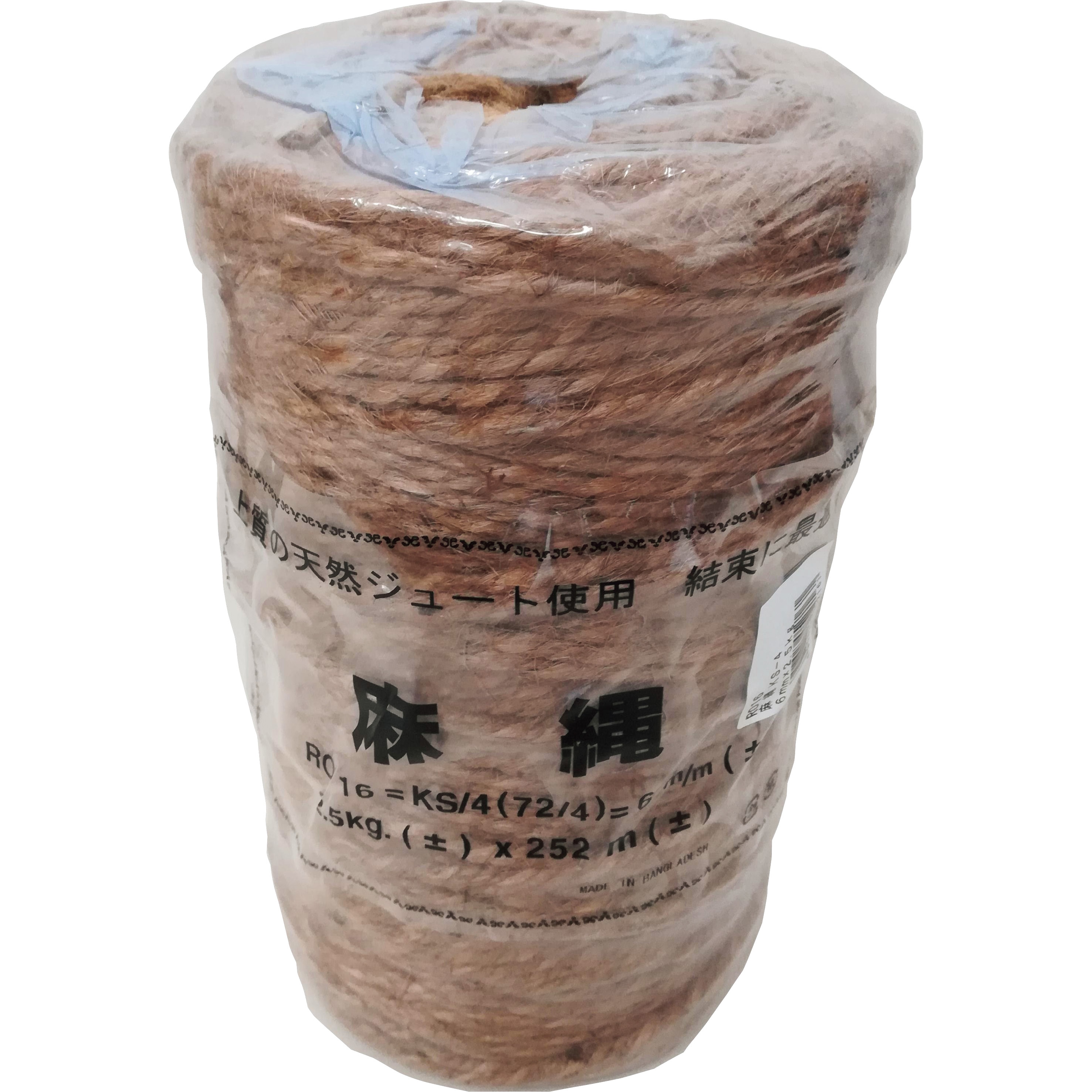 R016 麻縄 伝蔵 シュリンクパック 太さ6mm R016 - 【通販モノタロウ】