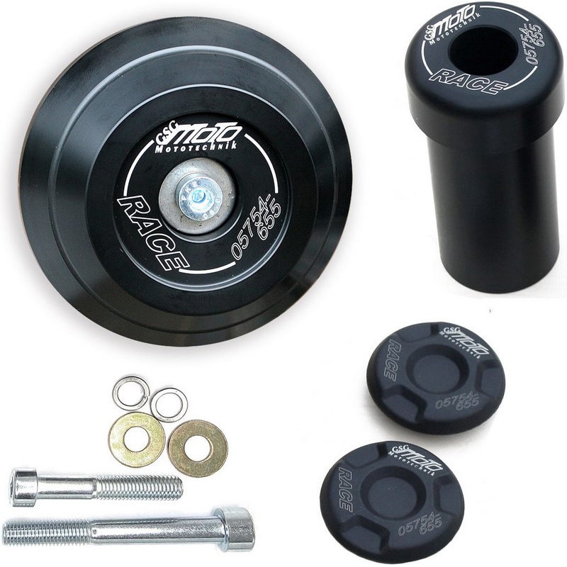 10211540-Y30 クラッシュパッドセット ホールドプレート アルミ Yamaha XT 660X (2005 -) 1個 GSG Mototechnik (GSGモトテクニック) 【通販モノタロウ】